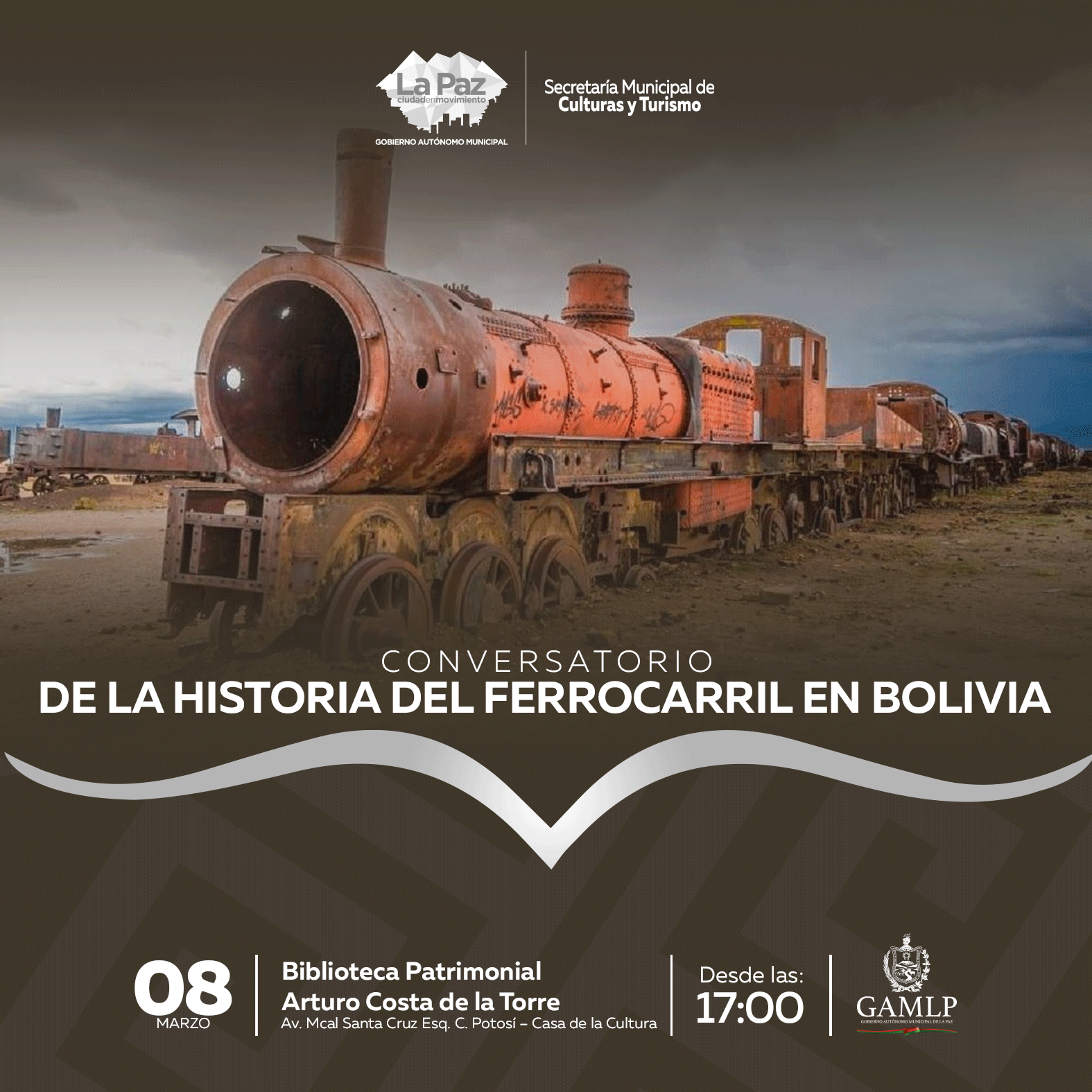 CONVERSATORIO DE LA HISTORIA DEL FERROCARRIL EN BOLIVIA Jiwaki GAMLP