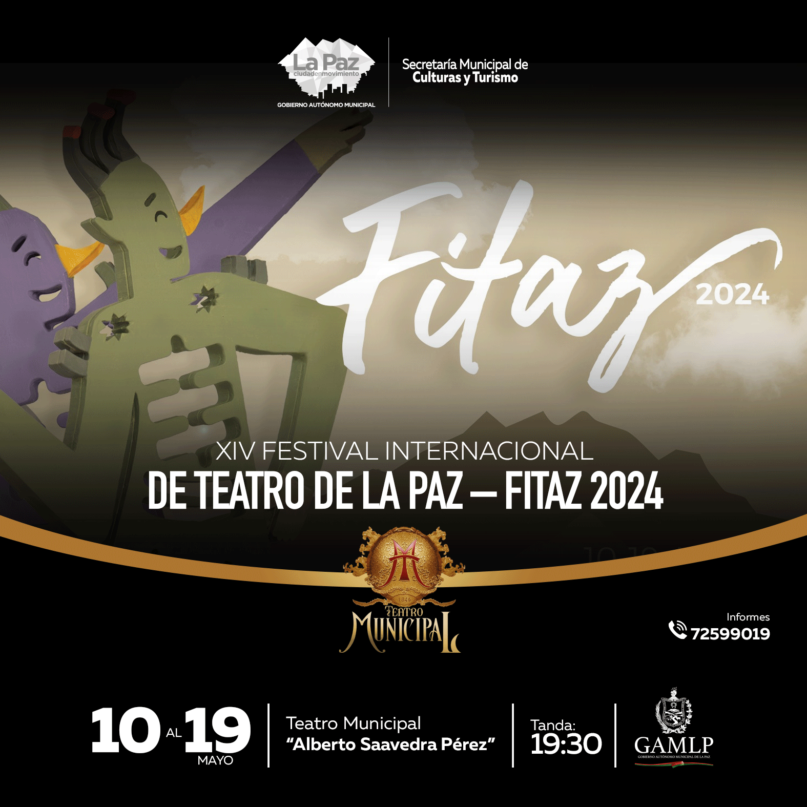 XIV FESTIVAL INTERNACIONAL DE TEATRO DE LA PAZ – FITAZ 2024