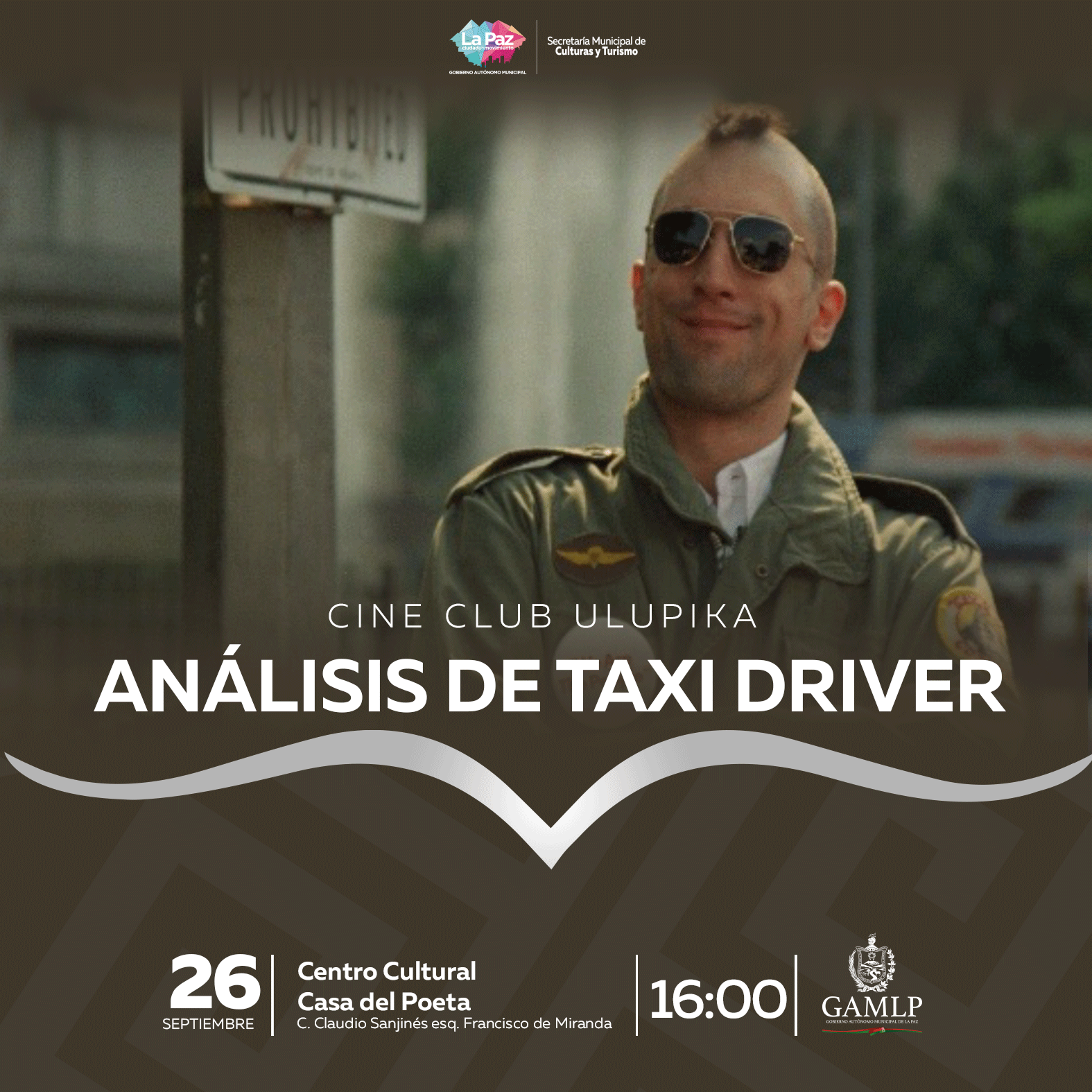 CINE CLUB ULUPIKA: ANÁLISIS DE TAXI DRIVER