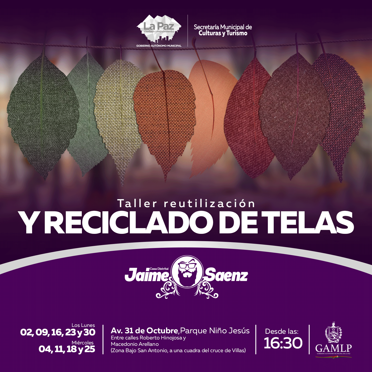 Taller reutilización y reciclado de telas