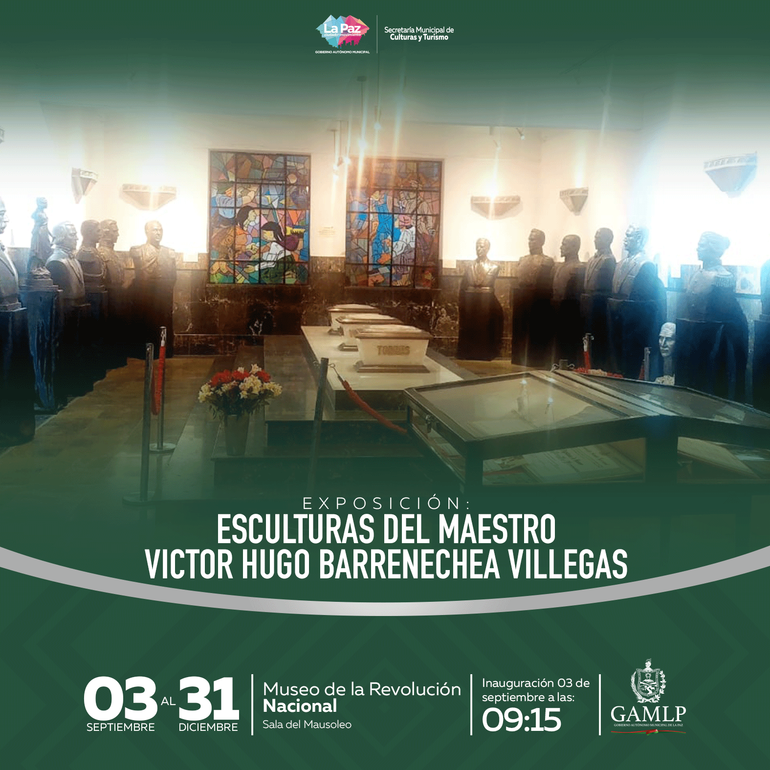 EXPOSICIÓN “ESCULTURAS DEL MAESTRO VICTOR HUGO BARRENECHEA VILLEGAS”