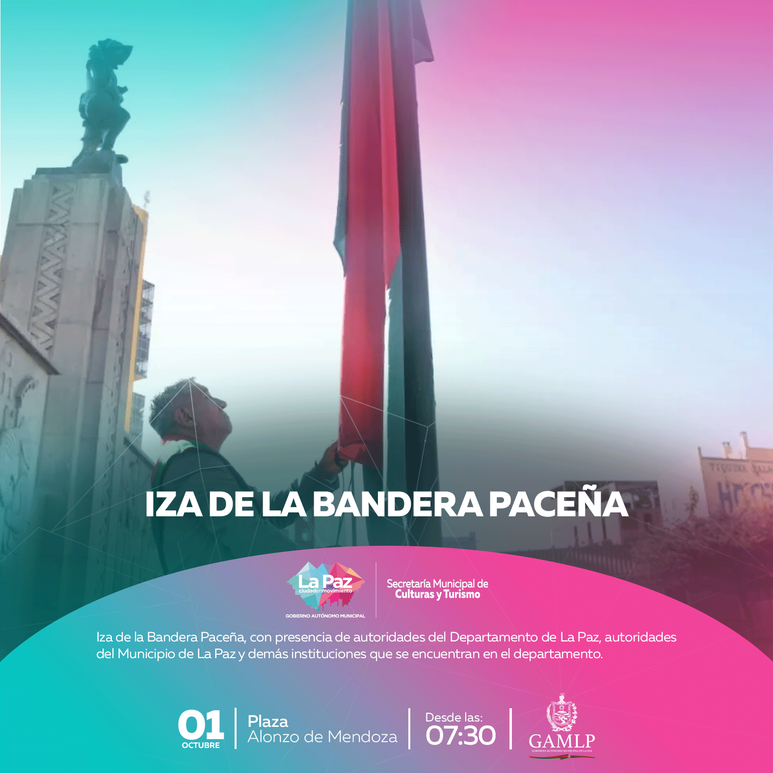 IZA DE LA BANDERA PACEÑA