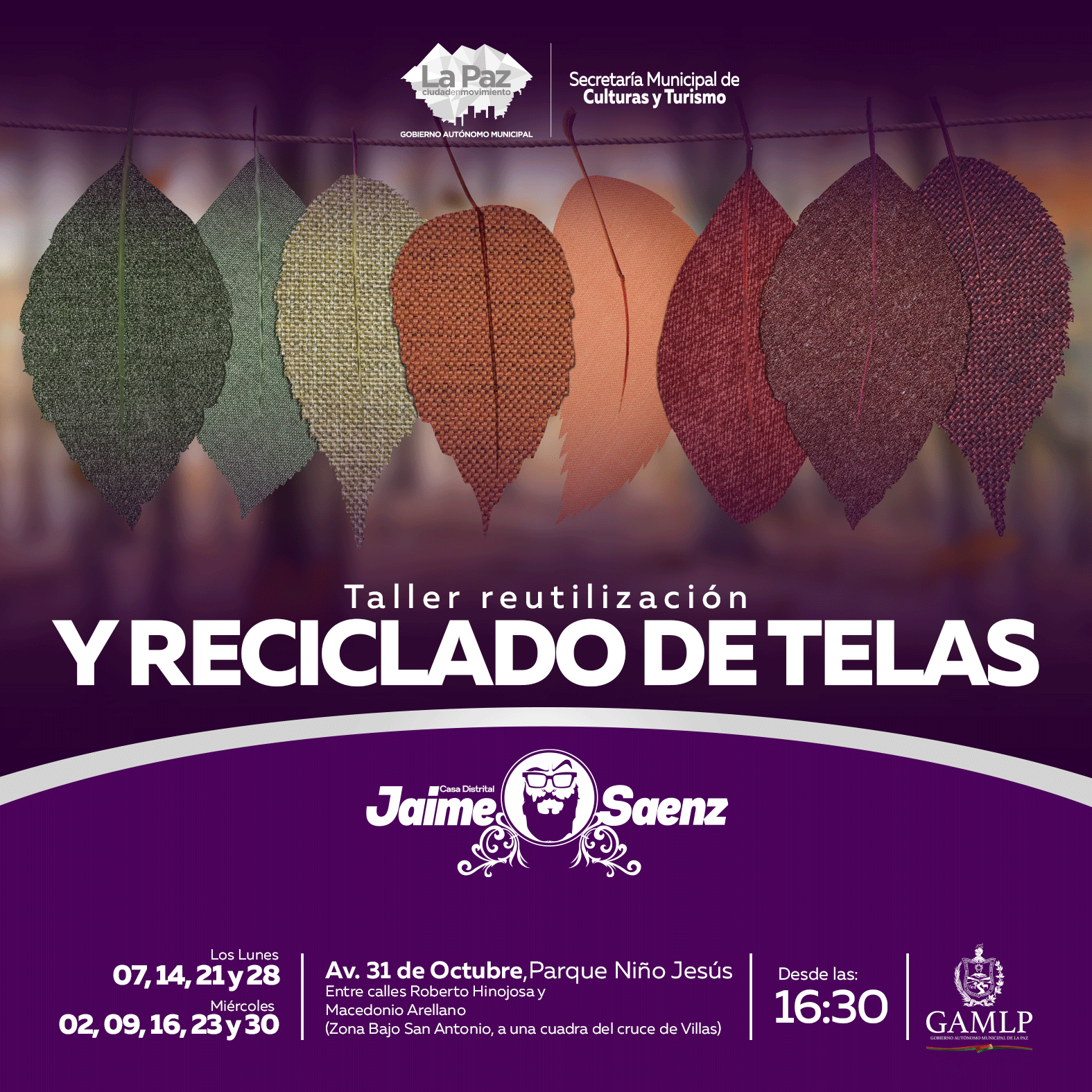 Taller reutilización y reciclado de telas