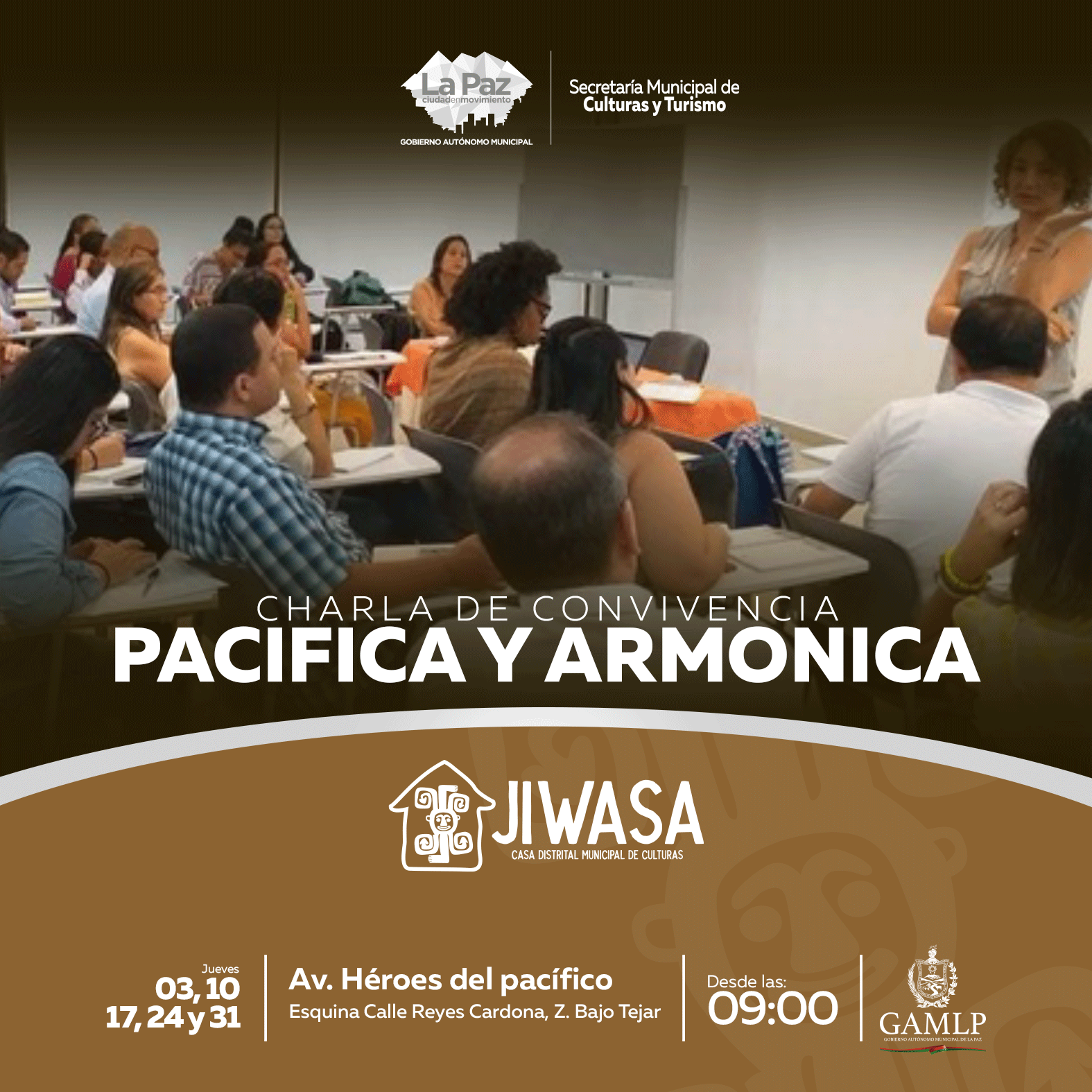 CHARLA DE CONVIVENCIA PACIFICA Y ARMÓNICA