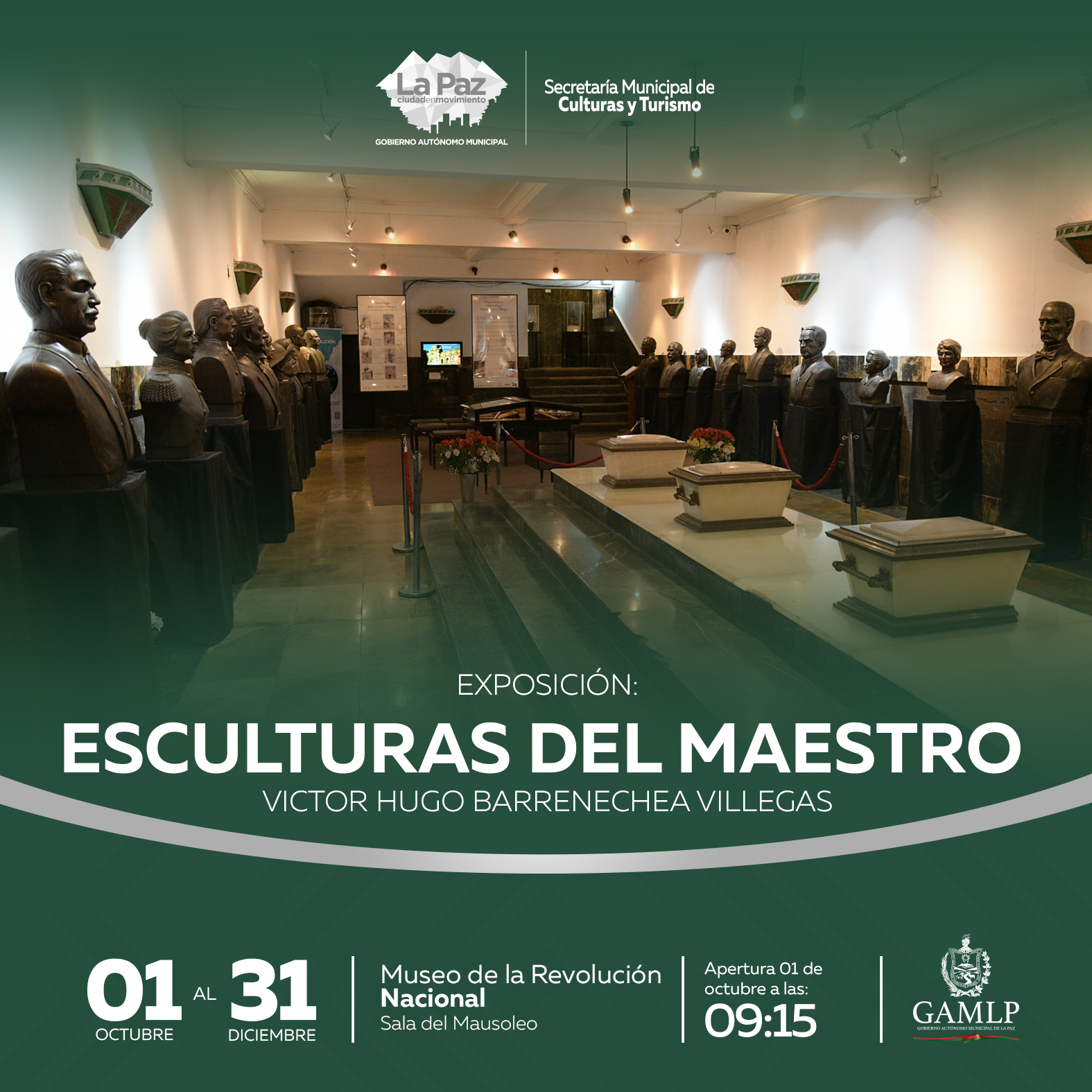 EXPOSICIÓN “ESCULTURAS DEL MAESTRO VICTOR HUGO BARRENECHEA VILLEGAS”