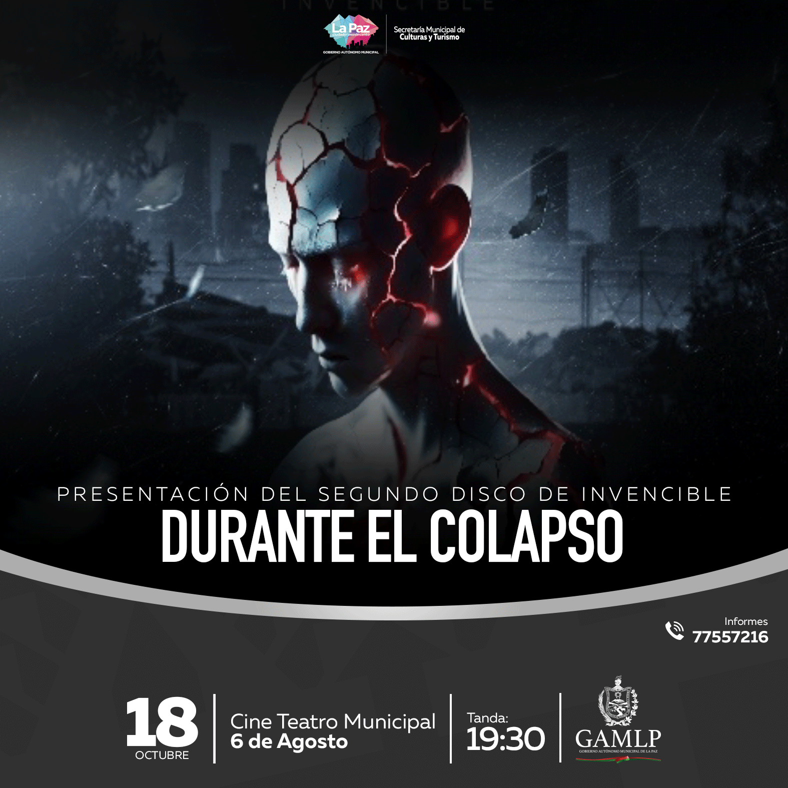 PRESENTACIÓN DEL SEGUNDO DISCO DE INVENCIBLE “DURANTE EL COLAPSO”