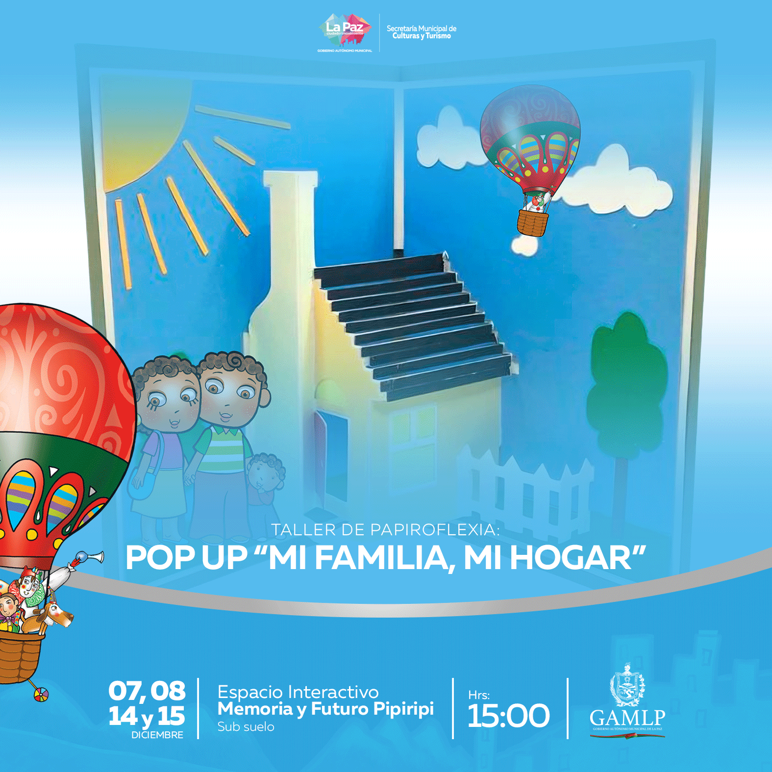 TALLER DE PAPIROFLEXIA: POP UP “MI FAMILIA, MI HOGAR”