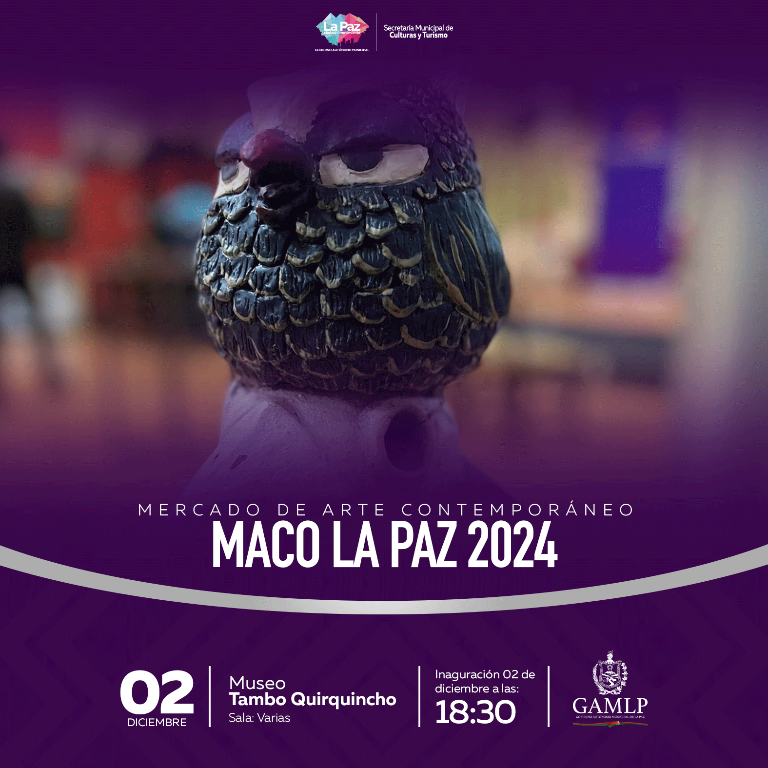 EXPOSICIÓN: MERCADO DE ARTE CONTEMPORÁNEO “MACO LA PAZ 2024”