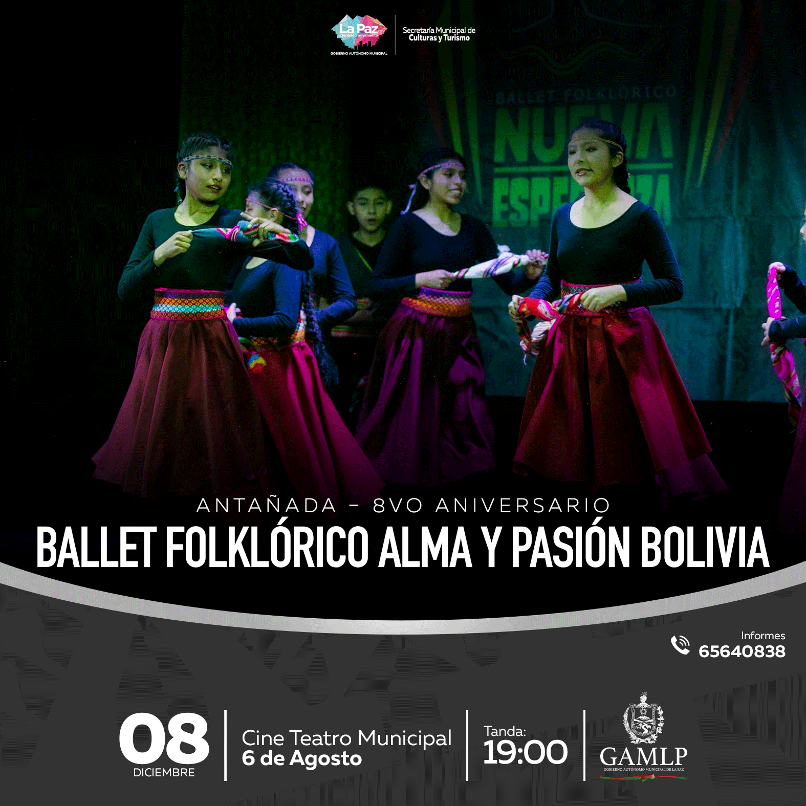 ANTAÑADA – 8VO ANIVERSARIO BALLET FOLKLÓRICO ALMA Y PASIÓN BOLIVIA