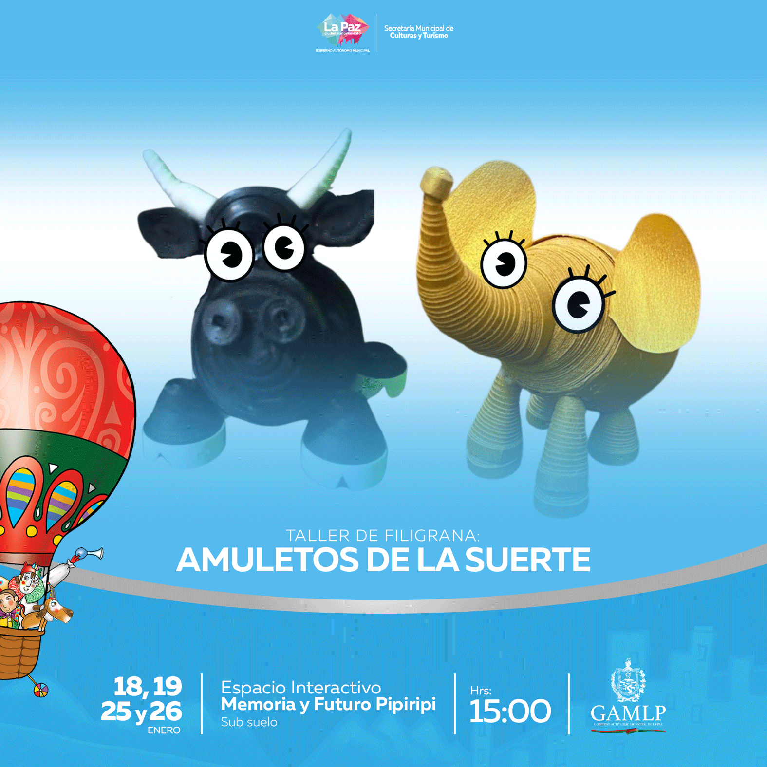 TALLER DE FILIGRANA: “AMULETOS DE LA SUERTE”