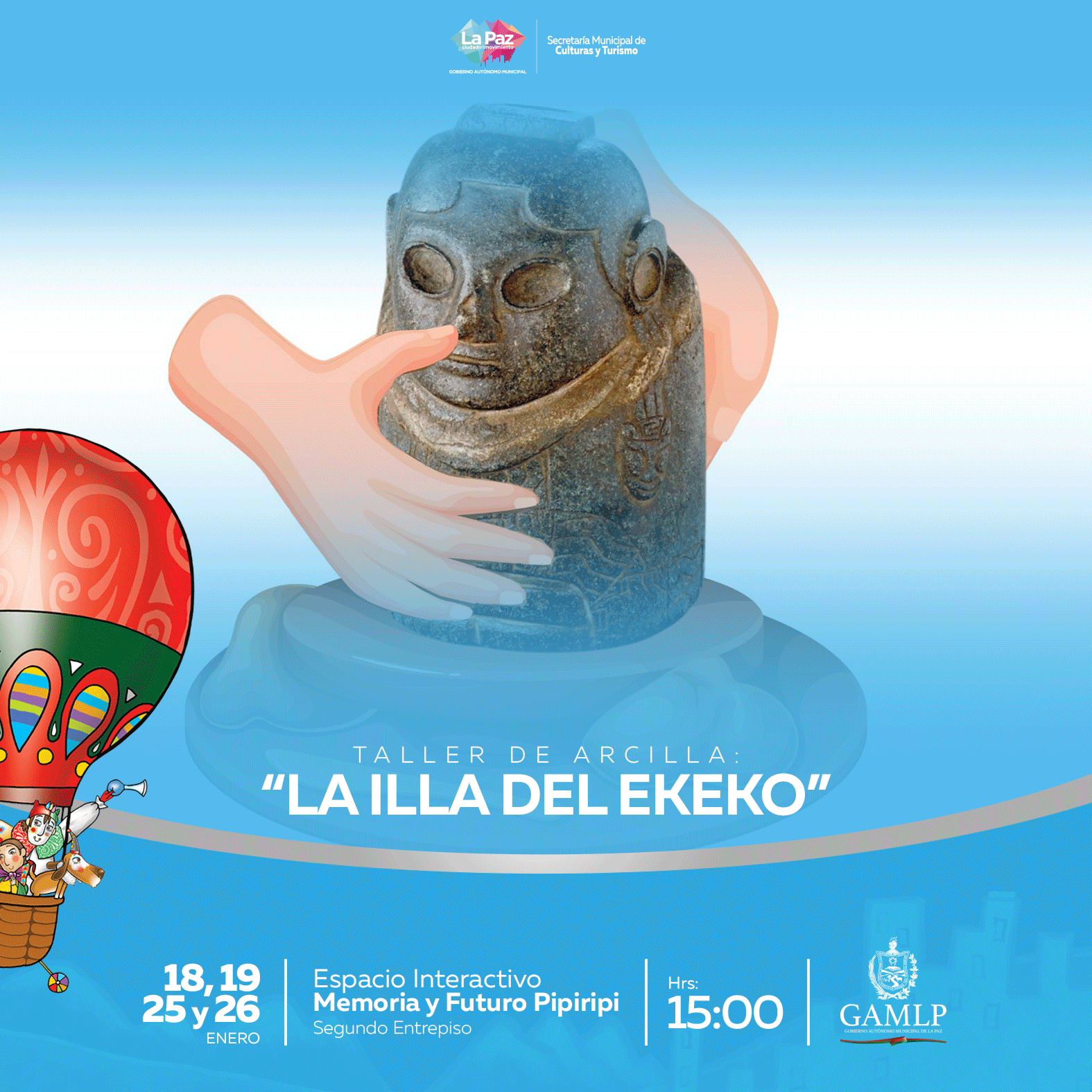 TALLER DE ARCILLA: “LA ILLA DEL EKEKO”