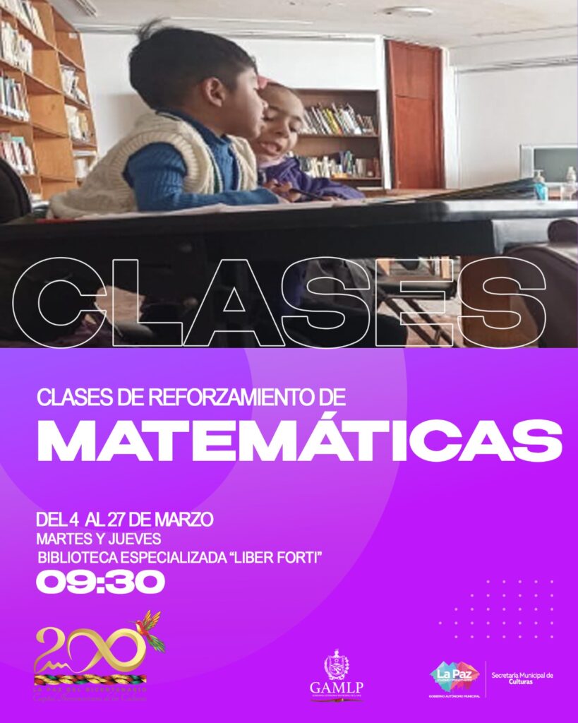 CLASES DE REFORZAMIENTO DE MATEMÁTICAS