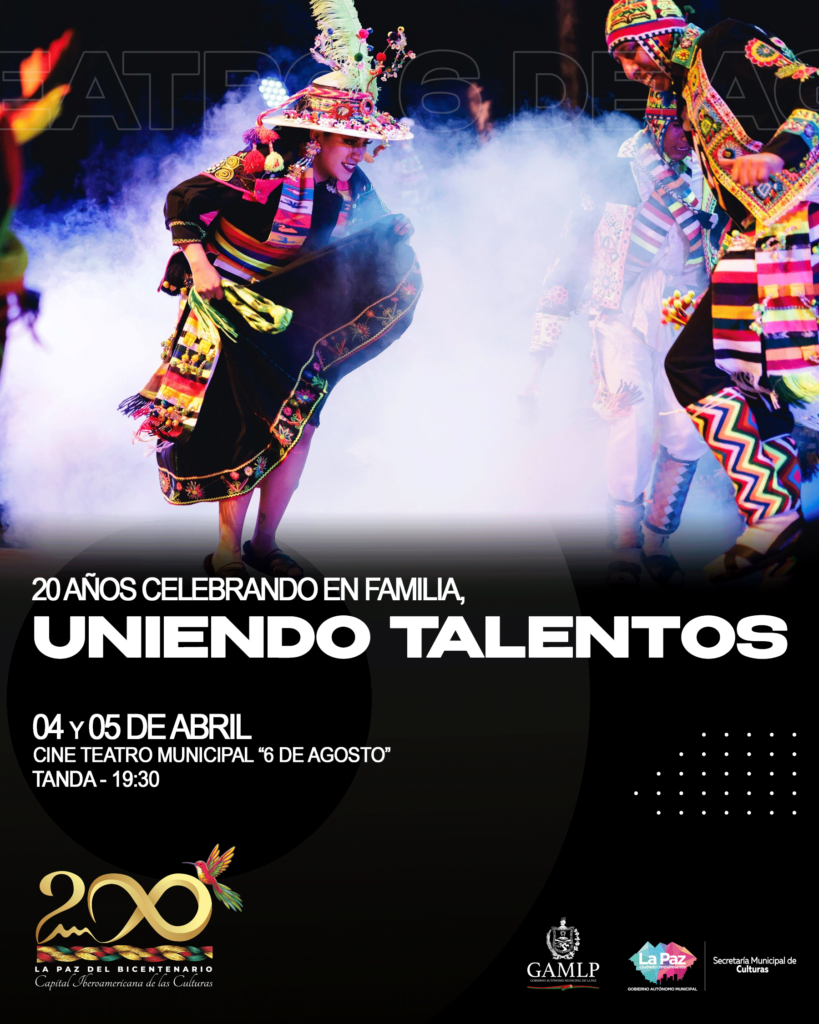 20 AÑOS CELEBRANDO EN FAMILIA, UNIENDO TALENTOS.