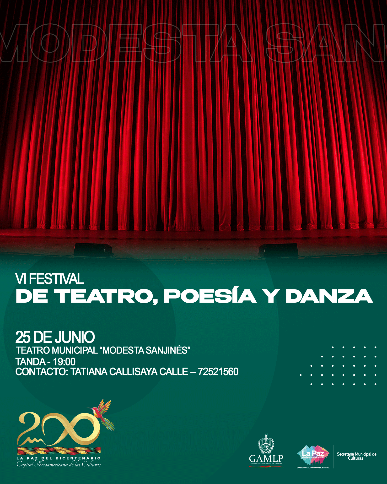 Teatro Municipal Modesta Sanjinés