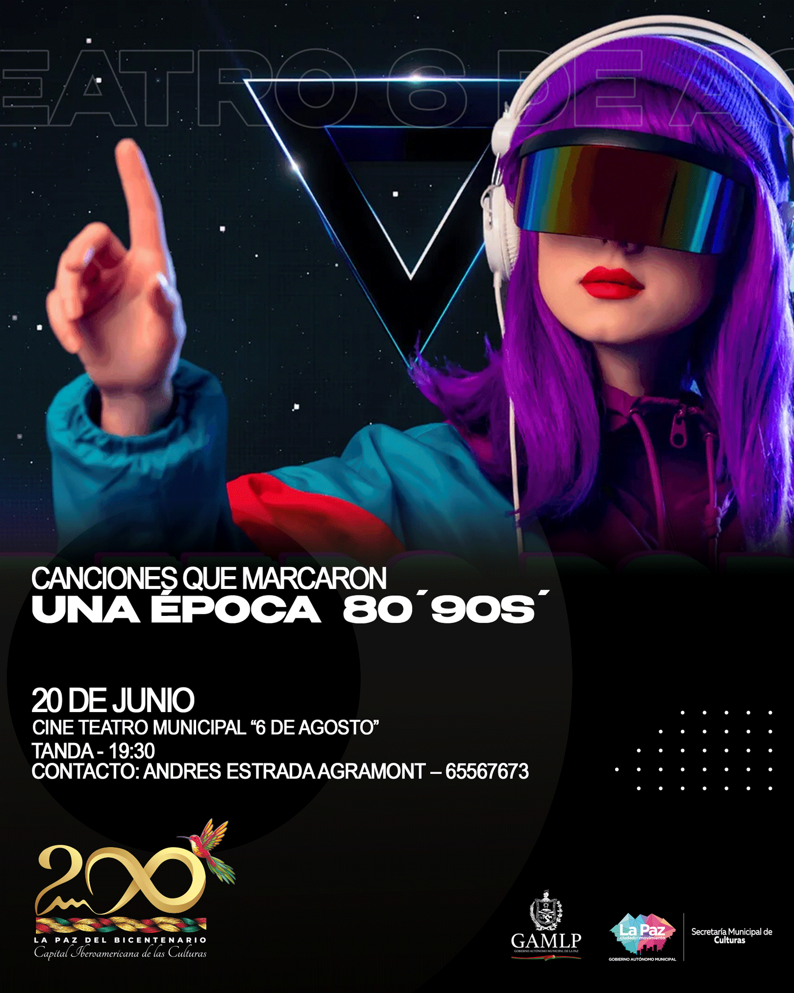 “CANCIONES QUE MARCARON UNA ÉPOCA  80´90s´ ”